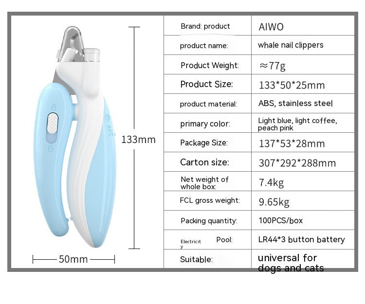 LumiClip cat nail trimmer packaging | Purrely